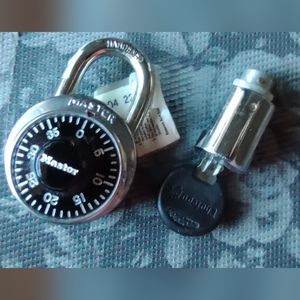 2 Locks Gym or school Combo lock snd storage unit lock